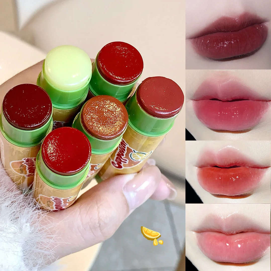 3 stuks hydraterende getinte lippenbalsem - hydraterende Koreaanse make-up voor glanzende lippen, langdurig - perfect Valentijnsdagcadeau
