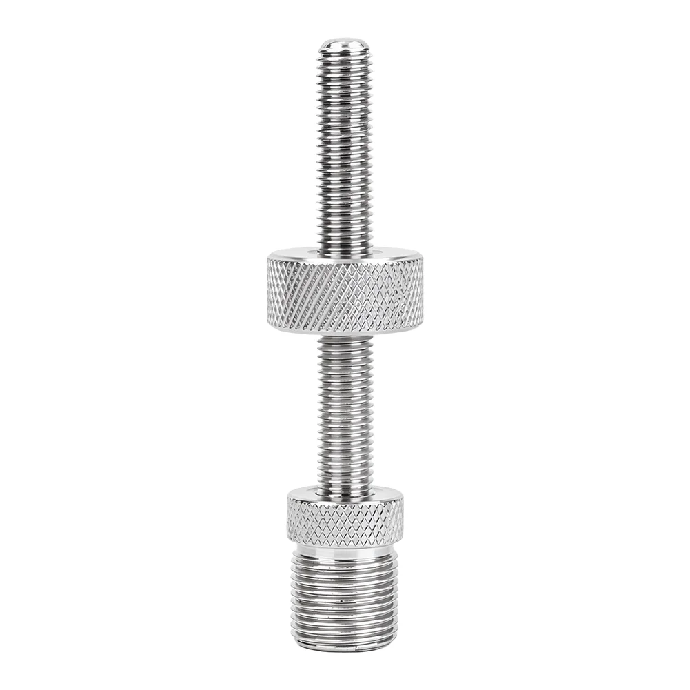 Bike Bottom Bracket Socket Tool 4 Piece Set Silver Carbon Steel 7.87x1.46x0.76 cm Lightweight Portable for Home Workshop Use