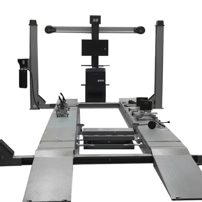 Hydraulic Four Post Car Lift 4 Post Auto Hoist With Runways For Vehicle Maintenance And Wheel Alignment