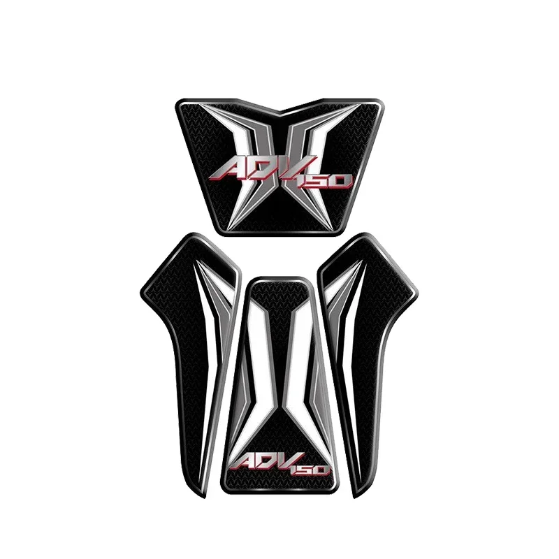 Protector de almohadilla de tanque de motocicleta, calcomanía de Gel 3D para HONDA XADV150 XADV 150 X-ADV