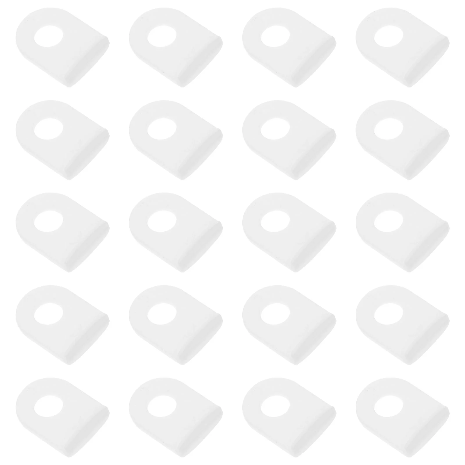 100 Pcs Posters Advertising Ear Hanging Advertisement Chain Hanger Banner Ceiling Hangers for White Fixator