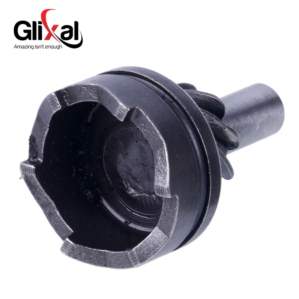 Glixal GY6 49cc 50cc 55mm Kick Start Shaft with Idle Gear Sets for Chinese 139QMA 139QMB Scooter Moped ATV (20T+8T)