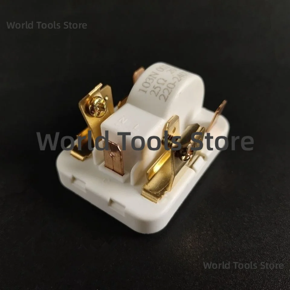 103N0021 Refrigerator PTC Starter Relay 25Ohm 220-240V Freezer Compressor Stable Start Replacement Accessories