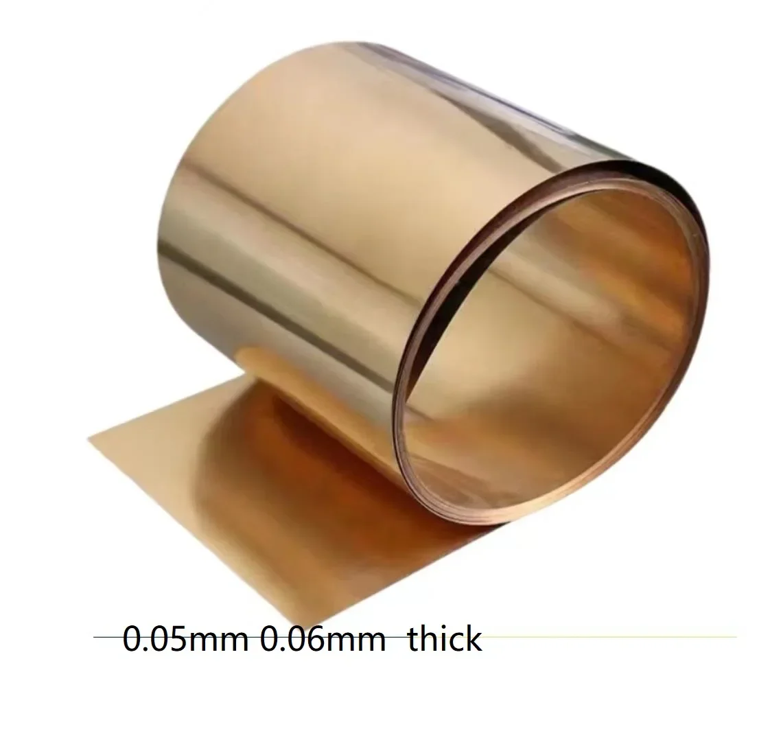 0.05mm 0.06mm C5191 Qsn6.5-0.1 phosphor copper strip phosphor bronze sheet phosphorous bronze plate phosphorized copper anode