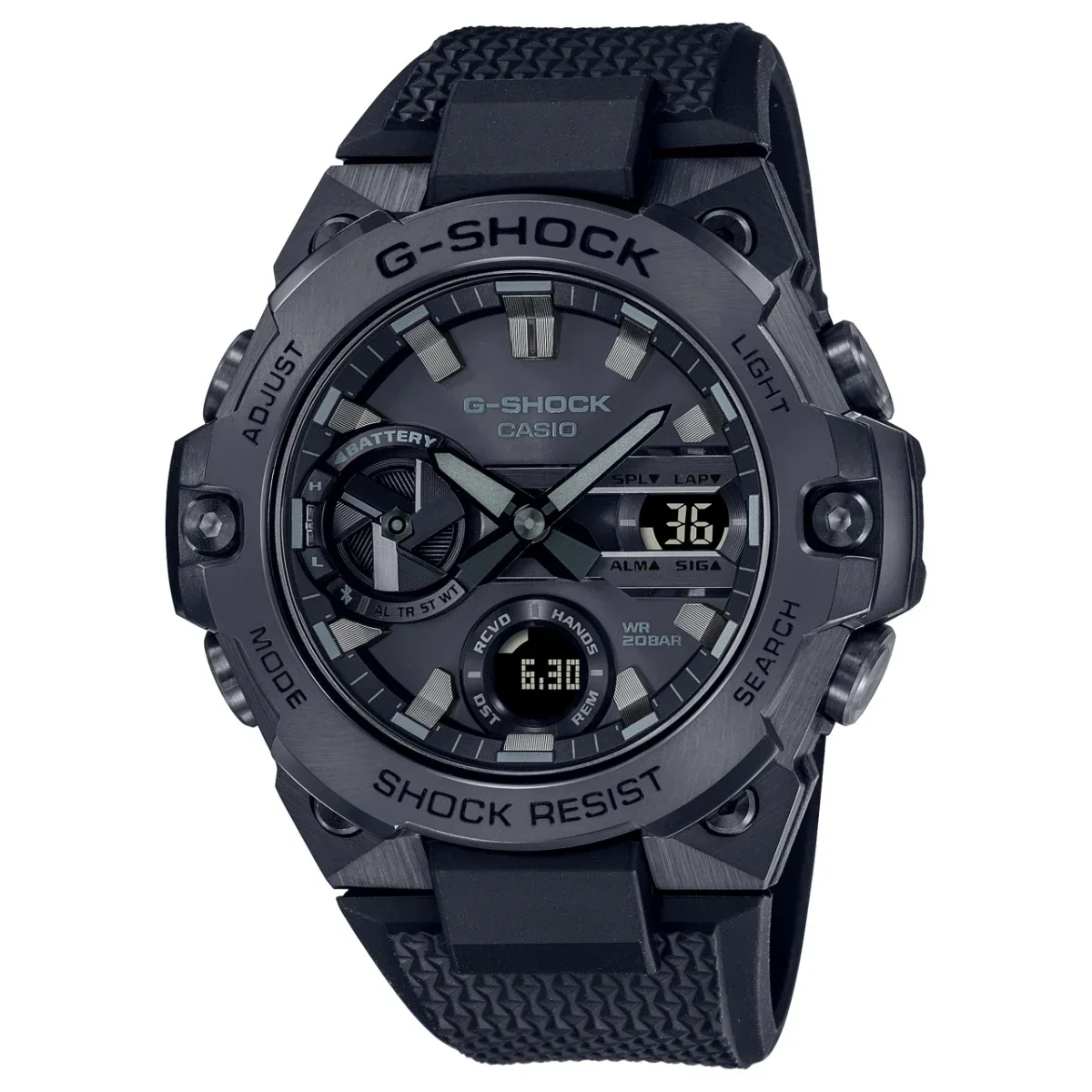 Men's GST Watch Series Business Leisure B400 Fashion Waterproof and Shockproof Date Watch LED Display