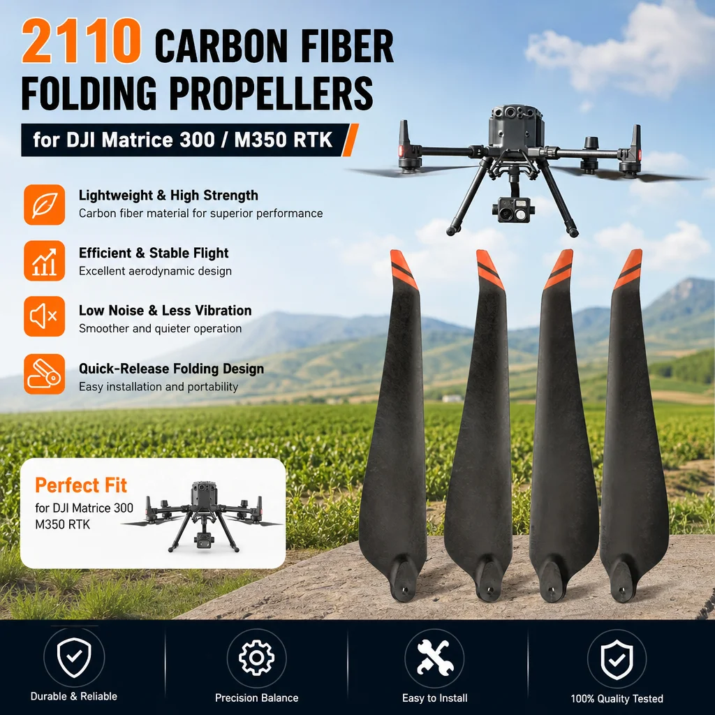 2110 Carbon-Fiber Propellers Folding Blade For DJI Matrice 300 M350 RTK Agriculture Drone