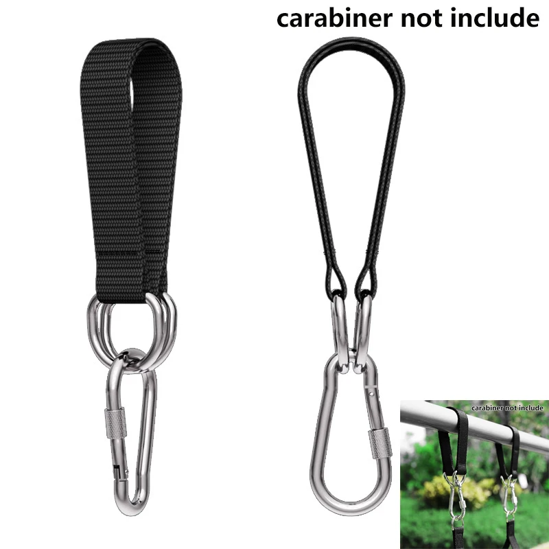 2pcs Outdoor Tree Swing Connecting Straps Heavy Duty Hook Ring Hanging Belt Connecting Belt For Hammock Swing Horizontal Bar