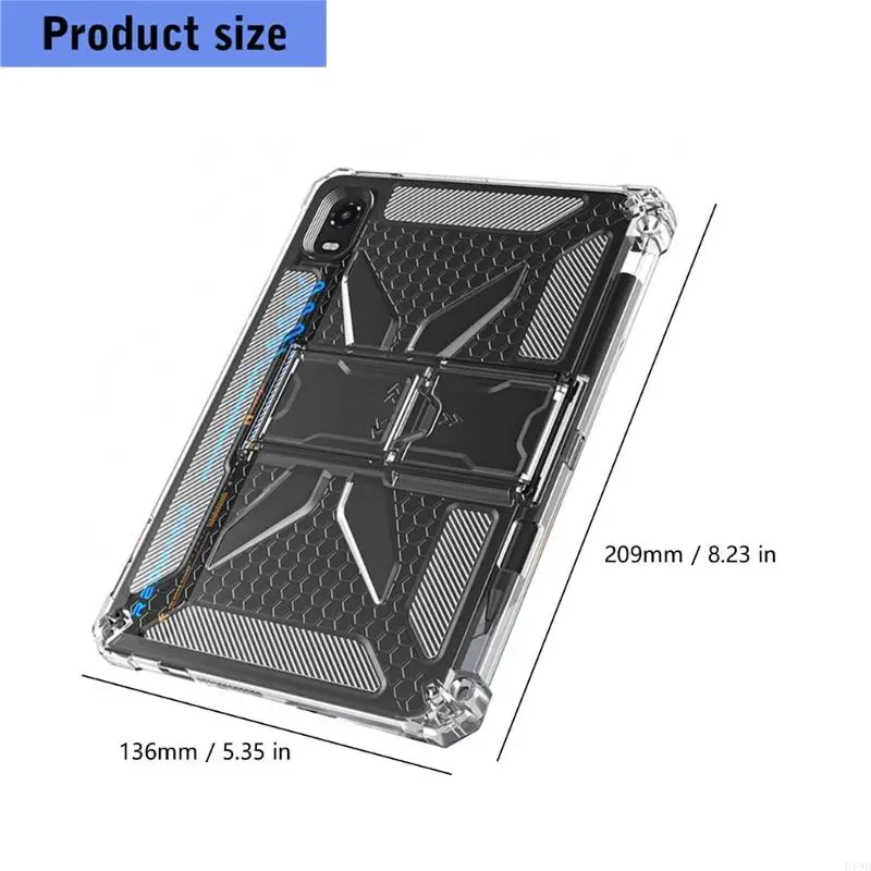 Side Writing Pen Holder Case with Reinforced Corners and Rear Support F19E