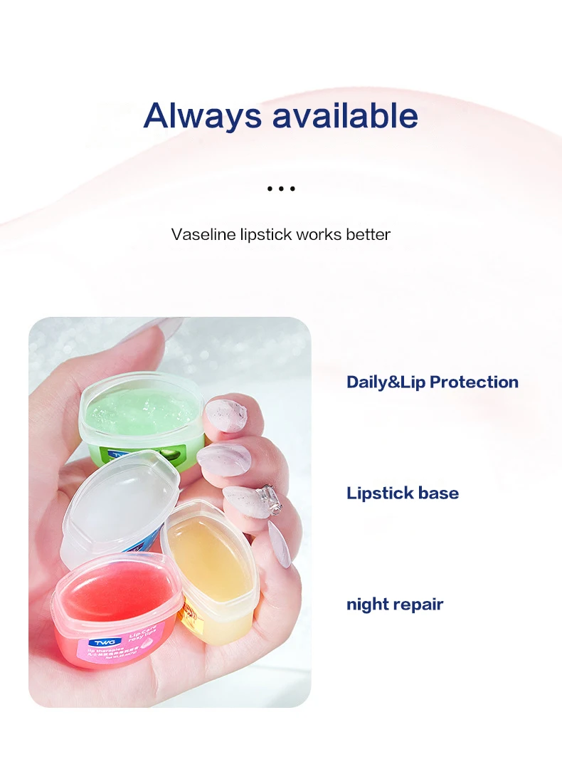 4/6/8 stücke Feuchtigkeitsspendende Lip Balm Set Bleaching Feuchtigkeitsspendende Basis Natürliche Pflanzen Basis Feuchtigkeitsspendende Riss Lippen Pflege Gelee Feuchtigkeitscreme – Detail 9