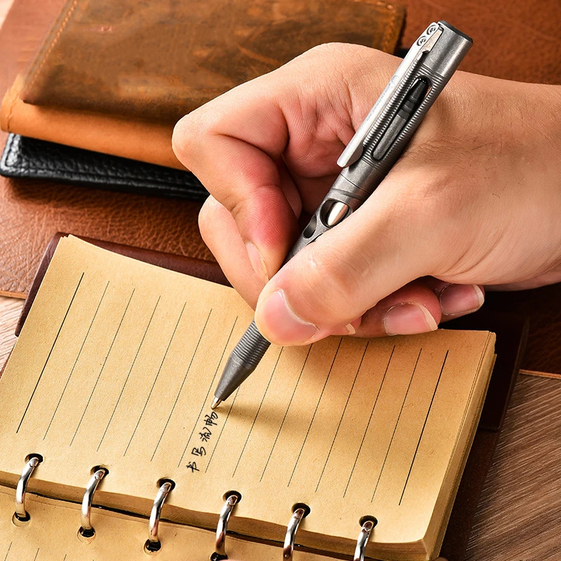 Titanium Alloy Portable Tactical Pen Multifunctional Pioneer EDC Window Breaking Tool