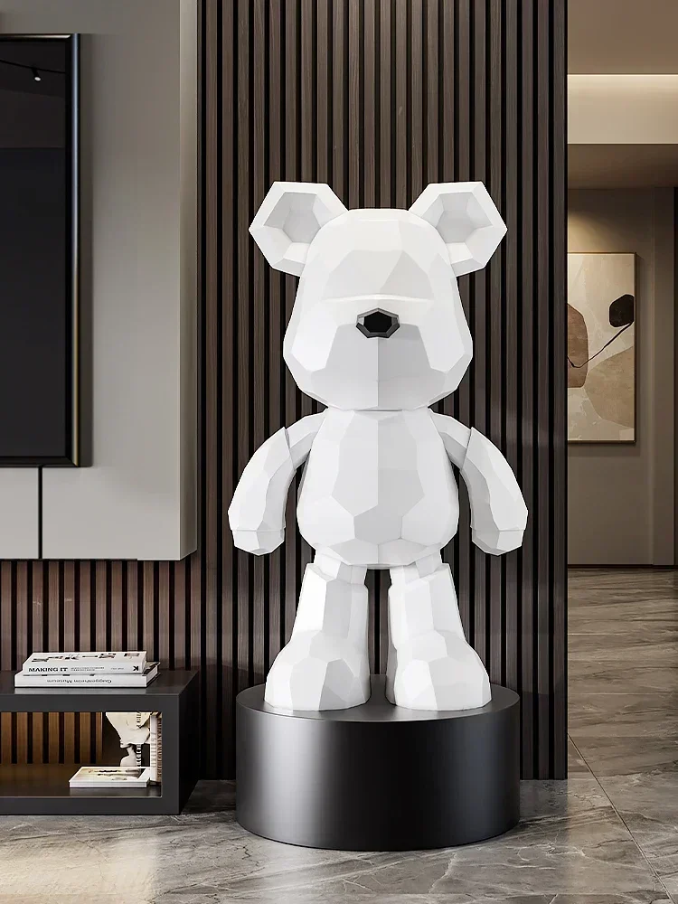 Violent Bear Living Room Floor-standing Bluetooth Ornaments, High-end and Atmospheric Floor-standing Piggy Bank Decorations