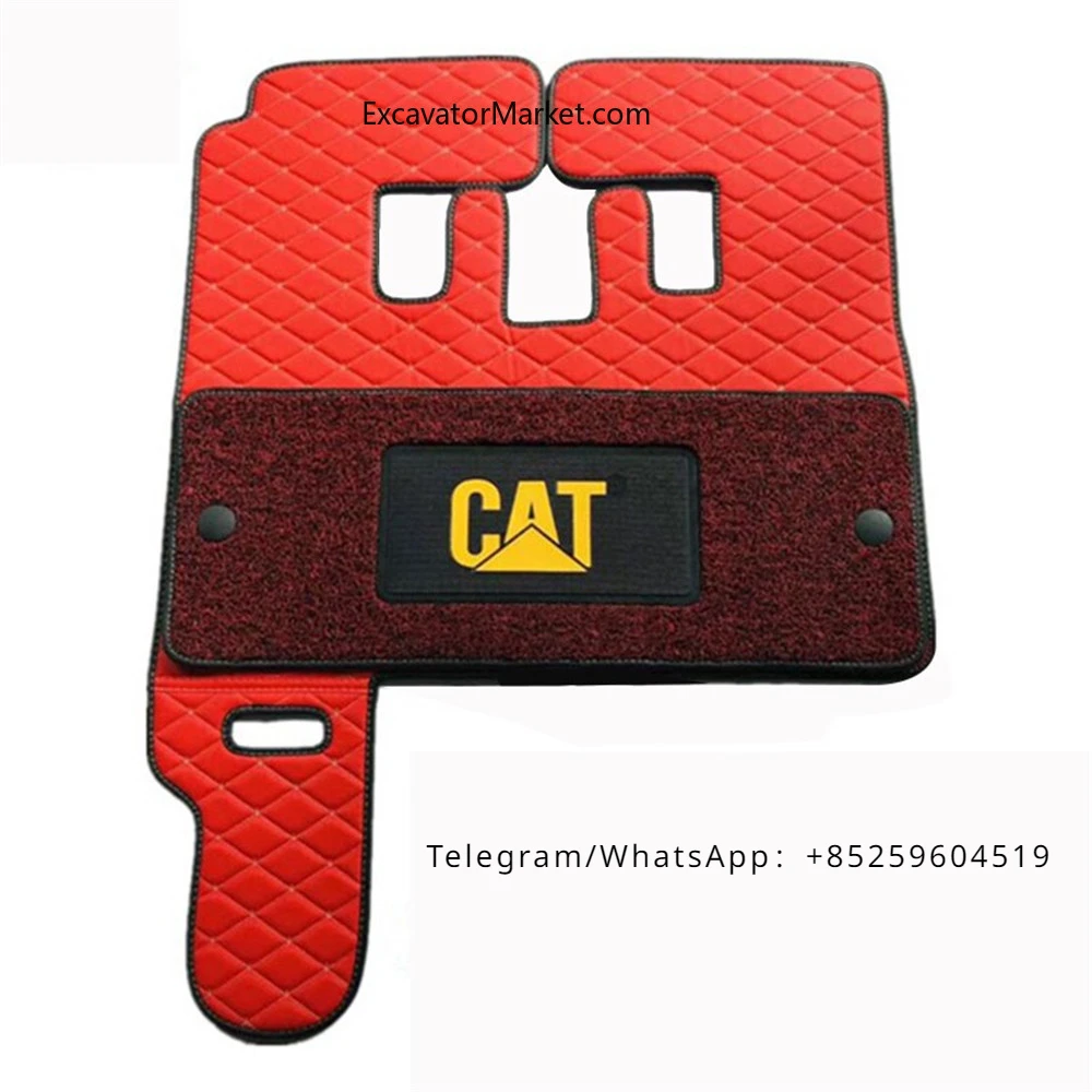 For Caterpillar Excavator Parts E312D 313 315 318 320 323 324 325 Cab Rubber Excavator Flooring Caterpillar Mat