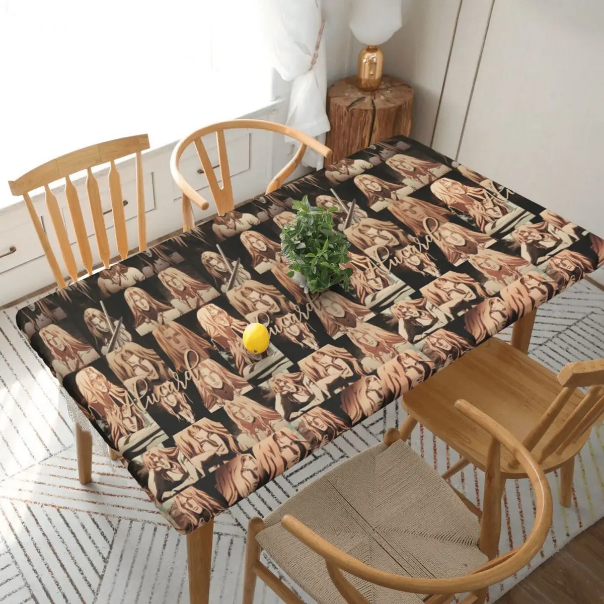 Alucard Castlevania Customized Rectangular Tablecloth Oilproof Table Cover for Dining Events Table Cloth