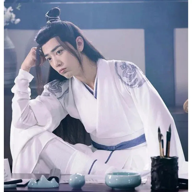 Телевизионный сериал Mo Dao To Shi The Untamed Wuxian Косплей Костюм Wei Ying Древние костюмы для Хэллоуина Карнавал Необычная часть NM261