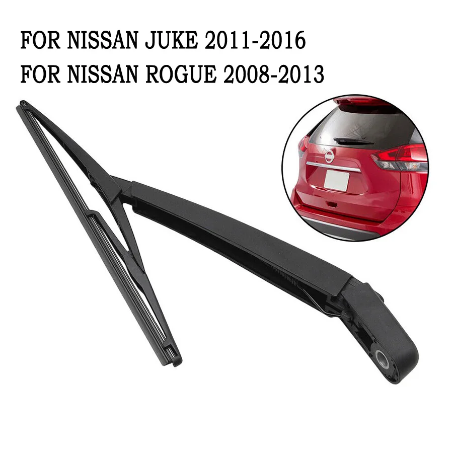 Rear Wiper Arm & Blade For Nissan JUKE 2011-2016 For Nissan ROGUE 2008-2013 Rear Windshield Window Wiper Arm w/ Blade