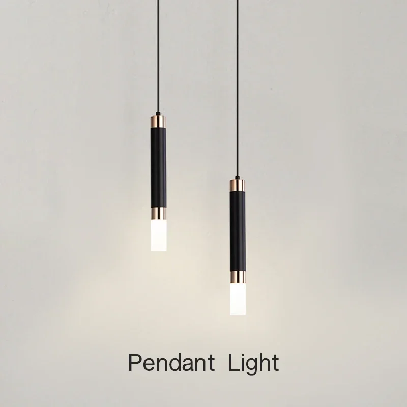 

Led Minimalist Bedside Small Chandelier Bedroom Simple Modern Study Dining Room Pendant Lights Suspension Design Luster Fixture