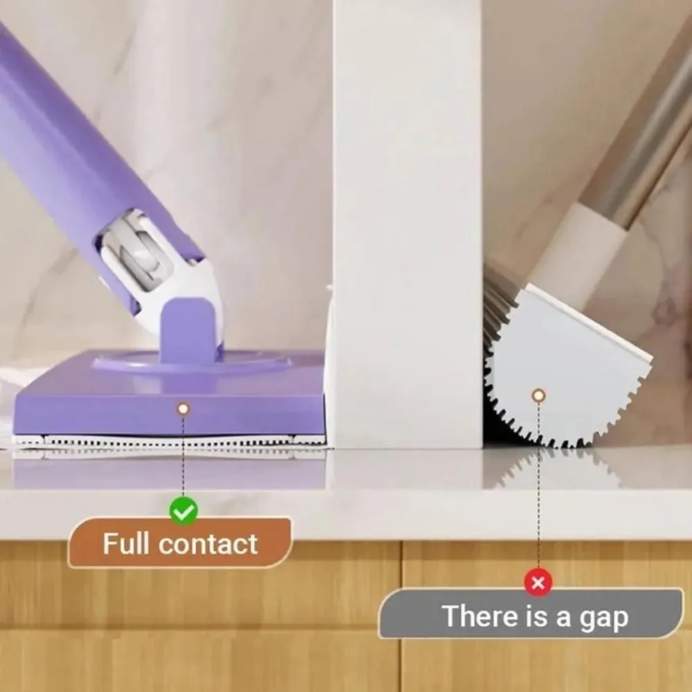 Picture 5: Snap-Grip Clever Mini Mop Wet and Dry Use Convenient Automatic Cloth Changing Clip Sweeper Mopping Stick Home Cleaning Tools