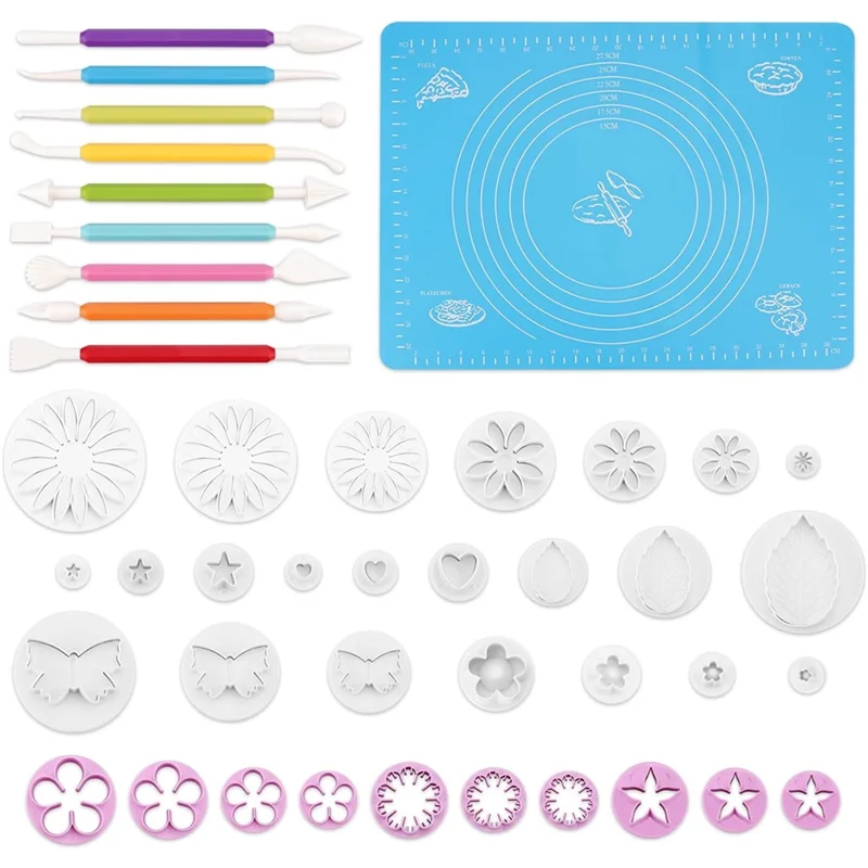 

【People Favorite】Sculpting& Crafting Tools Set-40 Pcs & Pottery Kit With Air Dry& For Polymer Clay Compatible Tools, Embo