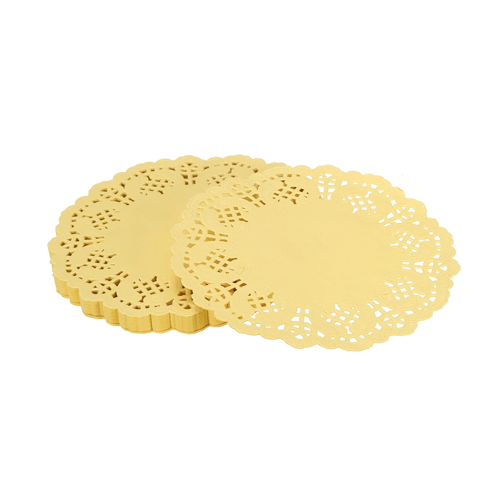 50/100/150pcs Paper Doilies Paper Lace Doilies Disposable Round Modern Decorative Placemats Bulk Fit for Cakes Desserts