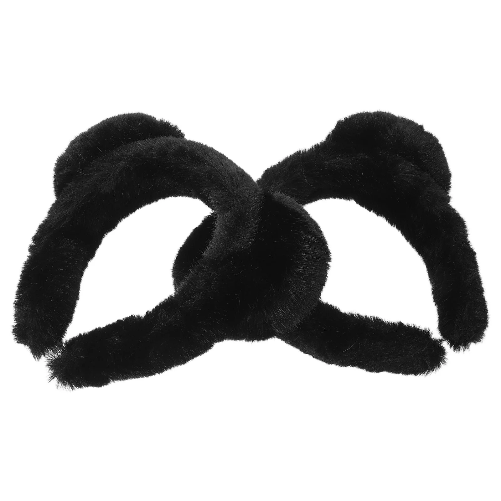 

2Pcs Bear Ears Animal Headband Soft Black Bear Ears Headwear Party Carnival Cosplay Costume Accessory Cute Headband for Adults