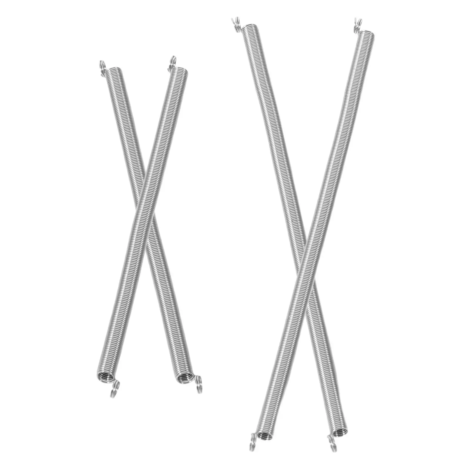4Pcs Small Metal Tension Springs Stainless Steel Hooked Extension Spring for Desktop Stapler Replacement Professional Document