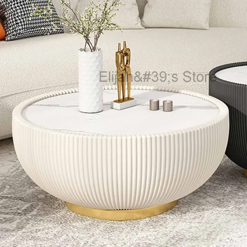 

Luxury Marble Coffee Tables Living Room Modern Coffee Round Tables Hall Side Tables Muebles Para El Hogar Entrance Furniture