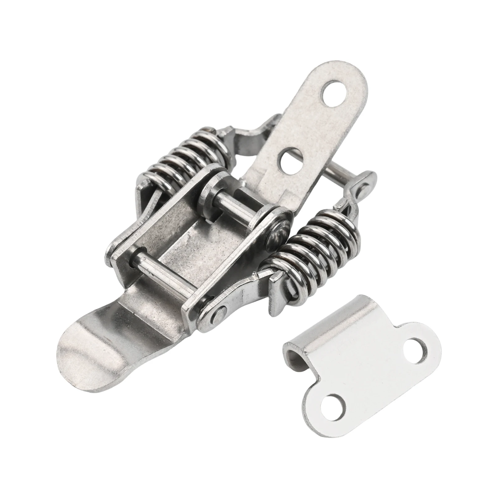 4 Stainless Steel Double Spring For Toggle Latch Clamps for Secure Locking on Toolboxes Storage Boxes Suitcases and Cabinets