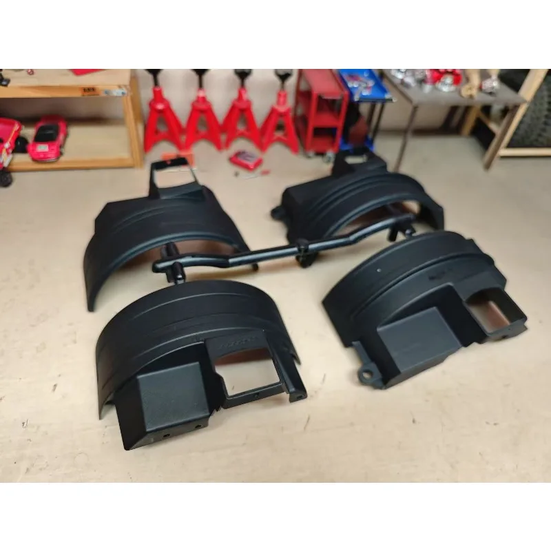 

CrossRC NT4 1/10 Rc Crawler Front & Rear Fender Liners Mudguards Wheel Arches Set Plastic Inner Cover Replacement Upgrade Parts