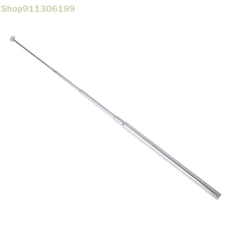 1PC 140 Cm 10 Section Highquality Elasticated Telescopic Stainless Steel Antenna FM AM Aadio