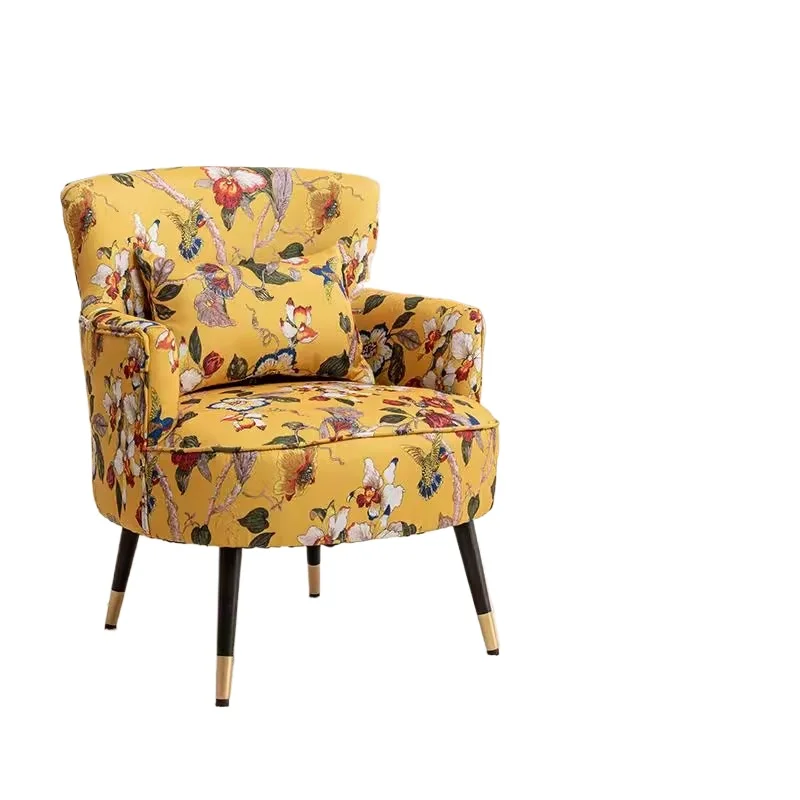 Fabric living room chair set, living room chair high back living room single chair