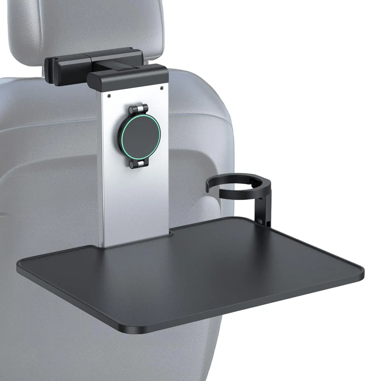 car rear seat dining table foldable car laptop holder with magnetic tablet/phone holder and cup holder Auto Backseat Food Trays