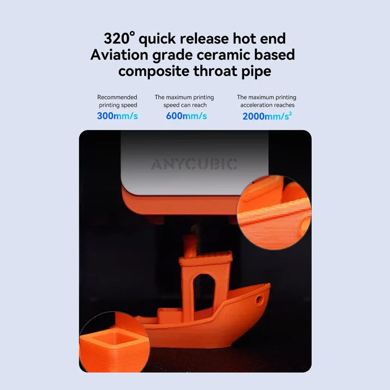 Do Anycubic Kobra S1 Hotend Kobra S1 Combo Hot End Kit do Anycubic Kobra S1 Dysza głowicy drukującej S1C Akcesoria do drukarek 3d — zdjęcie produktu 2