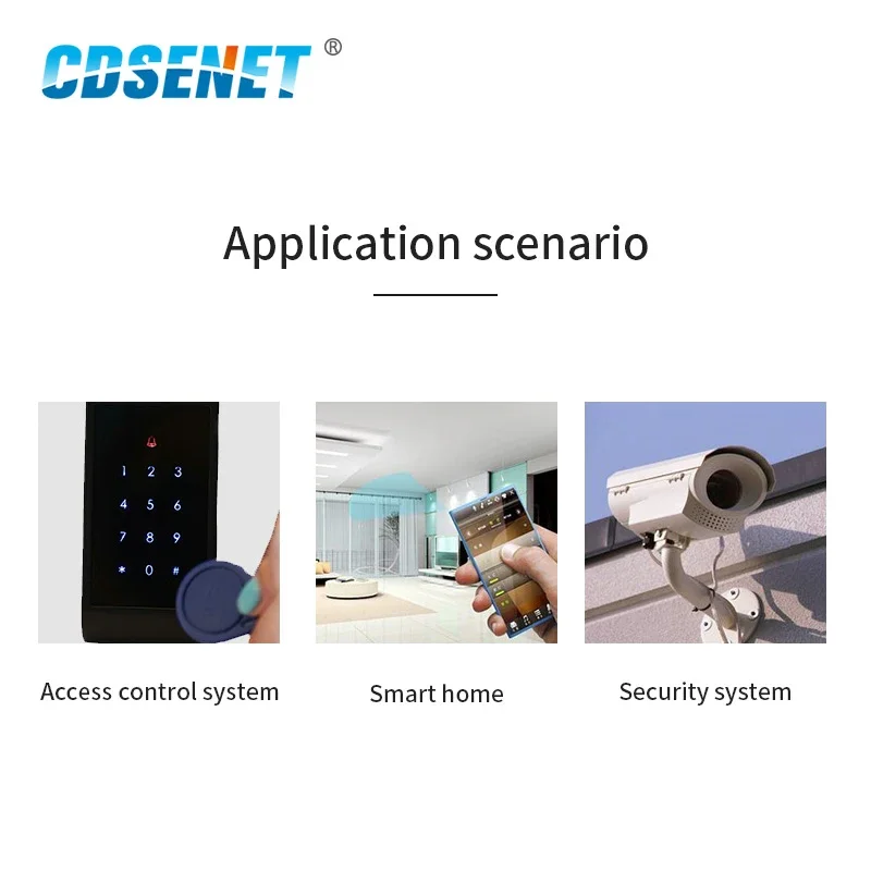 CDSENET E49 seria UART bezprzewodowy moduł aparatu nadawczo-odbiorczego 20/30dBm niska moc bezprzewodowa transmisja danych nadajnik-odbiornik — zdjęcie produktu 4