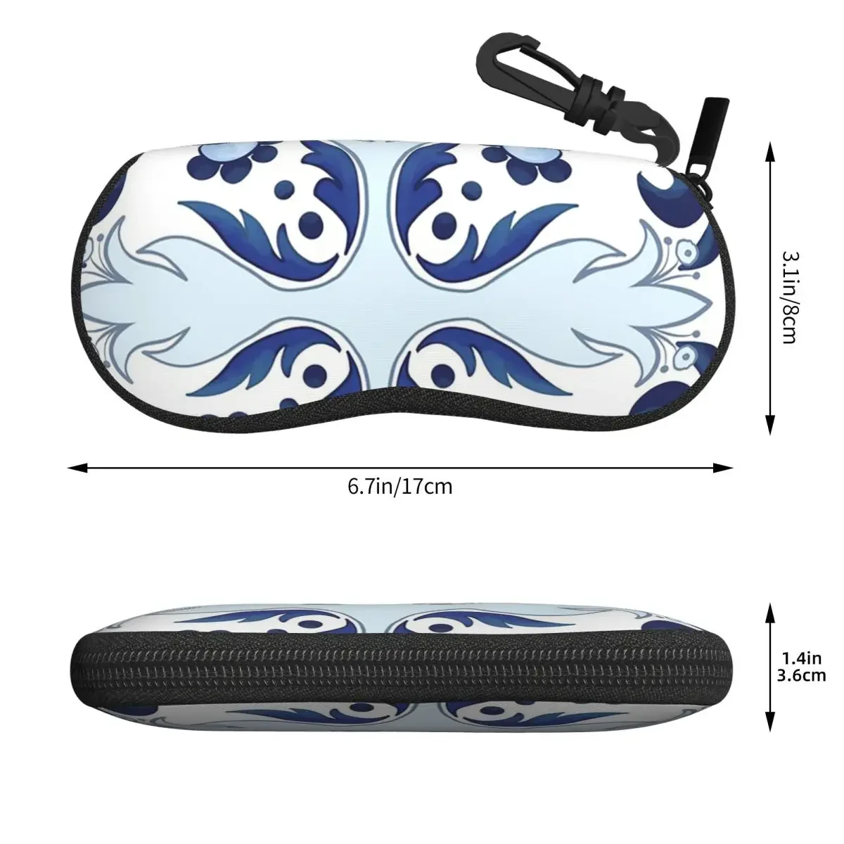 ماجوليكا، الليمون، البلاط السيلياني، الحمضيات، الزهور، البلاط، الصيف شل نظارات حالة النظارات الشمسية مربع النساء الرجال لينة حقيبة نظارات الحقيبة