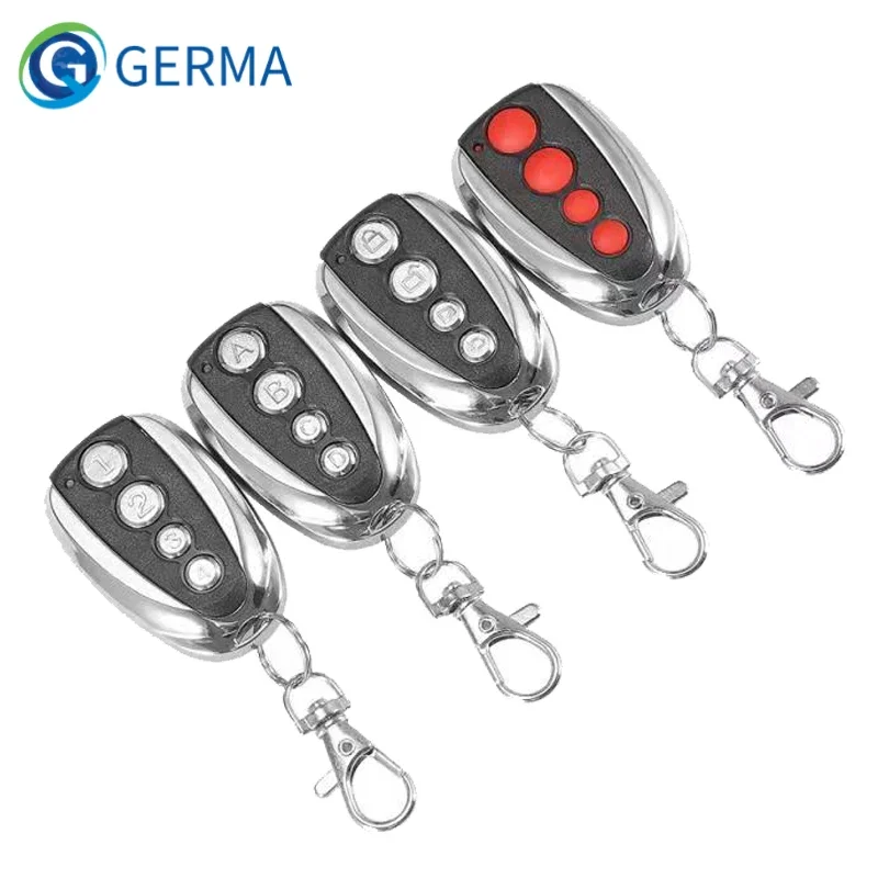 GERMA-duplicador automático de Control remoto inalámbrico, frecuencia ajustable, 433 MHz, copia, clon, Control remoto para puerta de basura