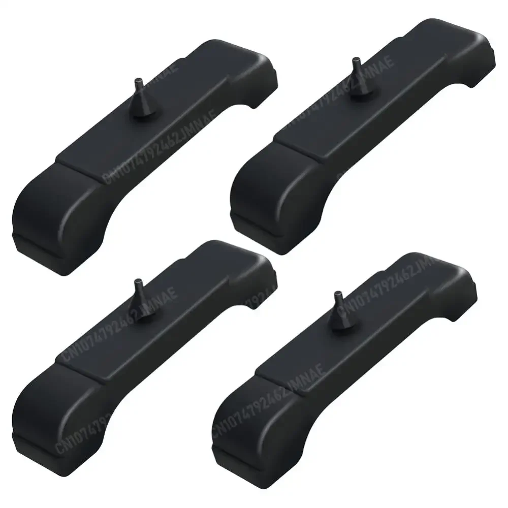 4Pcs Rubber Radiator Insulator Pads 3 Core Radiator Support Bushings Bracket Radiator Support Pads for GM 1968-1981 Most Models