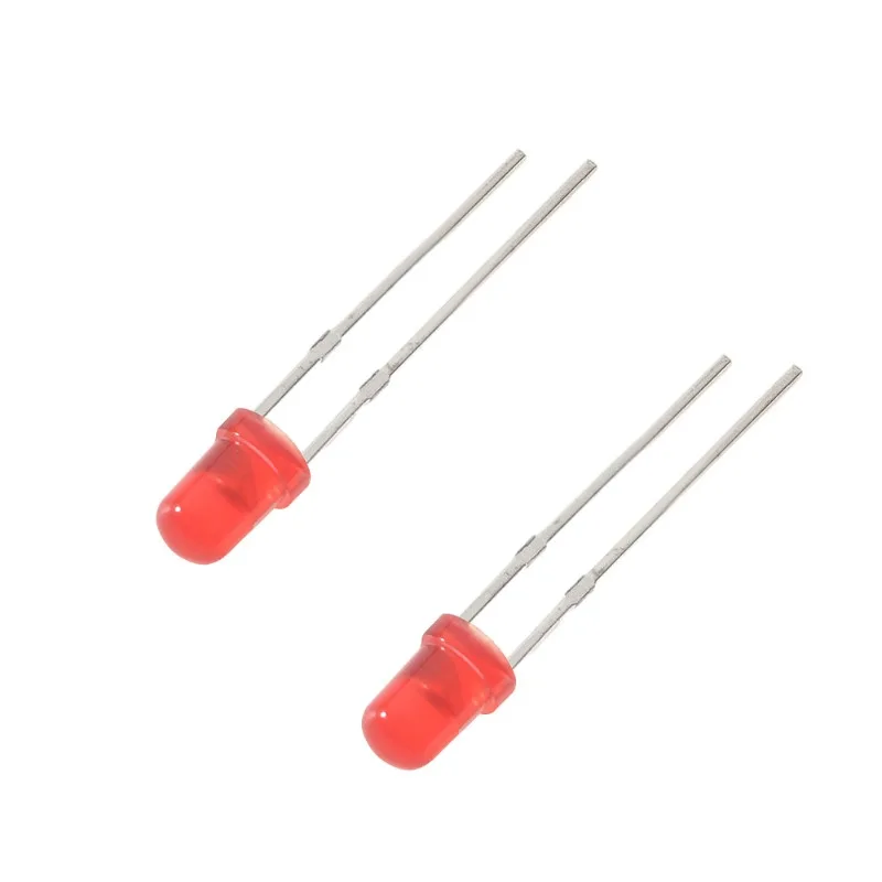 100PCS LED Diode Kit 3mm 5mm F3 F5 Emitting Assortment Set White Red Green Blue Yellow Orange DIY Electronic Kit Free Shipping