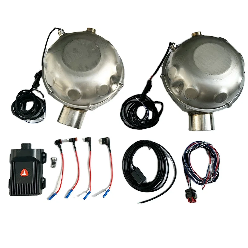 Exhaust System Electronic Active Exhaust Sound Booster Pro Two Speaker Kits + Smartphone Control Other For Car