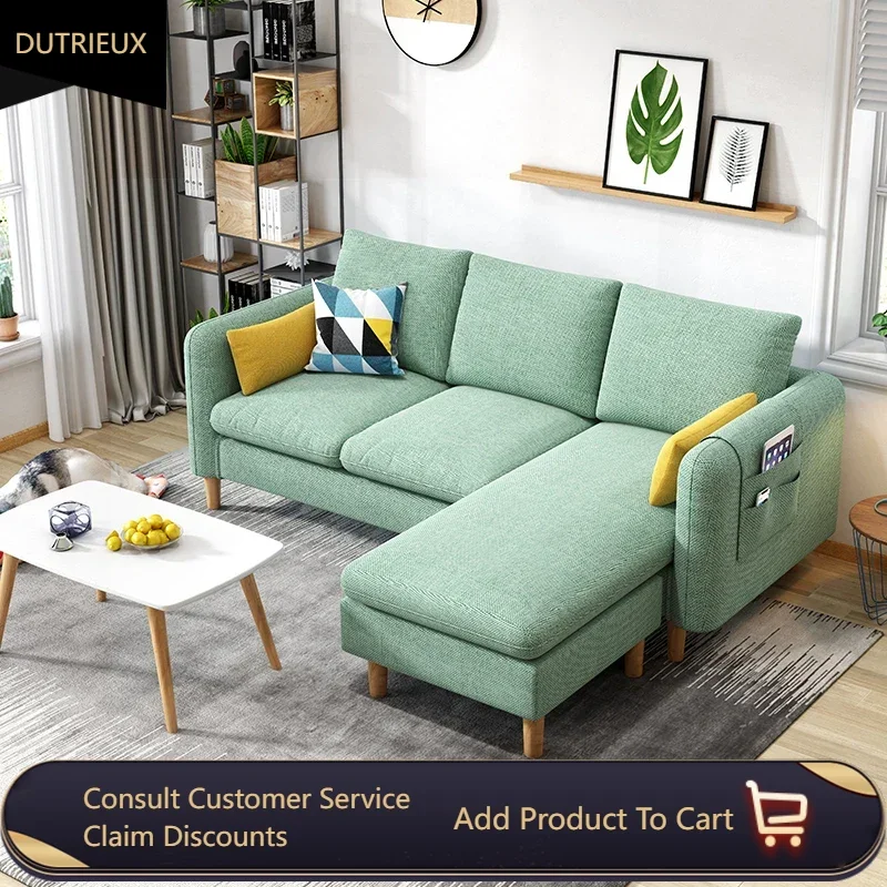 

Luxury Nordic Unique Sofa Soft Wood Comfortable Foam Lounge Sectional Sofa Modern Designer Sofy Do Salonu Living Room Furniture