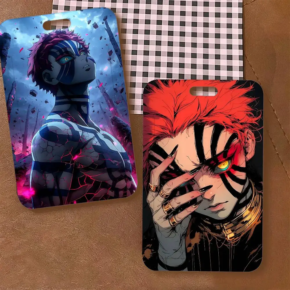 

Anime Akaza ID Badge Card Holder Lanyard Kids Credit Card Case Neck Strap Door Card Holder Credentials Gift