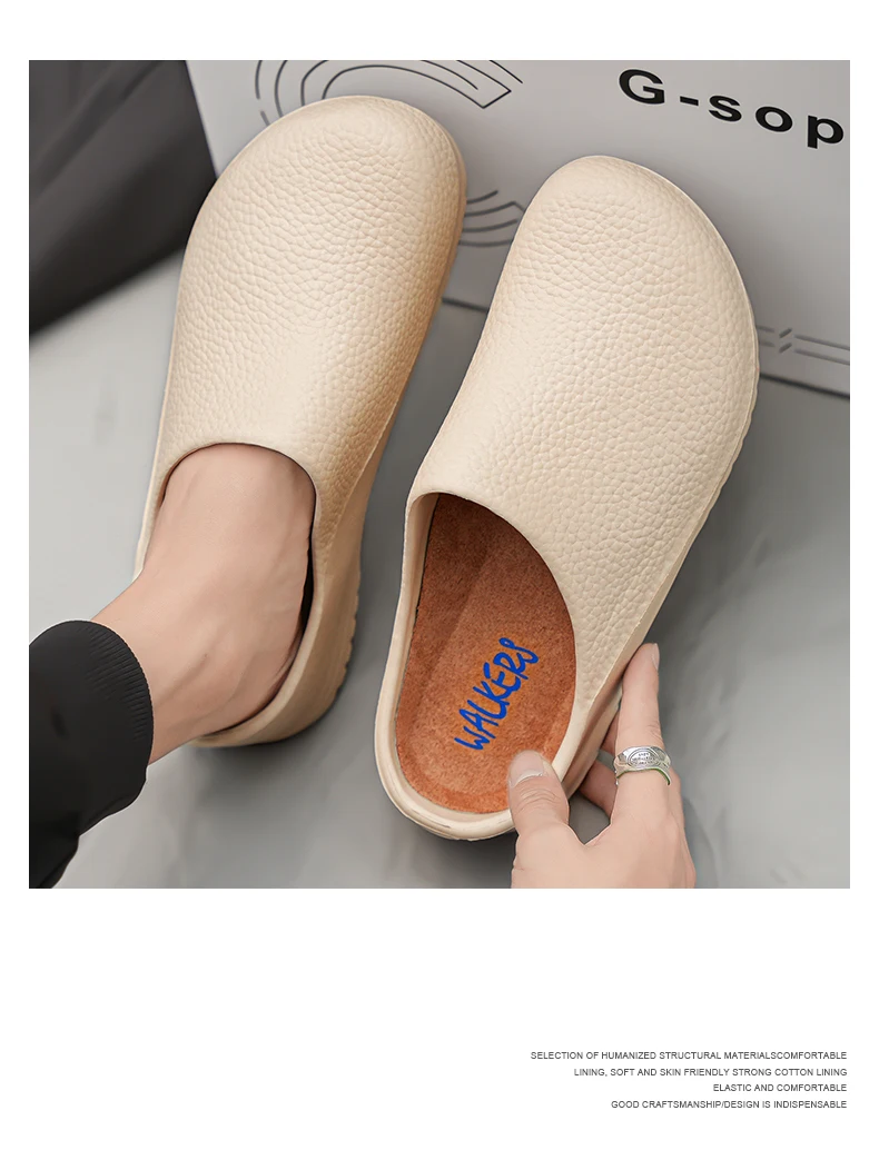 Hotel Kitchen Non-slip Oil-resistant Chef's Shoes Casual Flat Work Safe Men's Shoes Summer Breathable Comfortable Plus Size 47