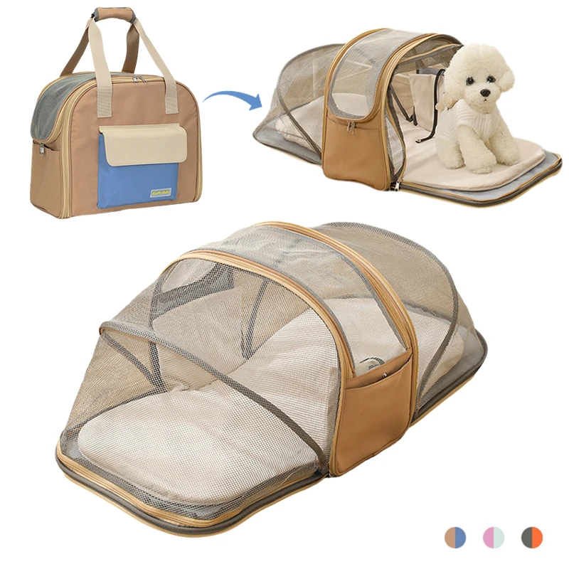 Multifunctional Pet Bag Cats and Dogs Comfortable Breathable Shoulder Bag Pet Carrier Dog Backpack Puppy Handbag Pet tent