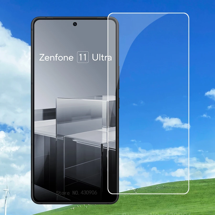 3 Piece For ASUS Zenfone 11 Ultra Screen Protector Screen Coverage For Zenfone 11 Ultra Transparent Tempered Glass Film edge 9H