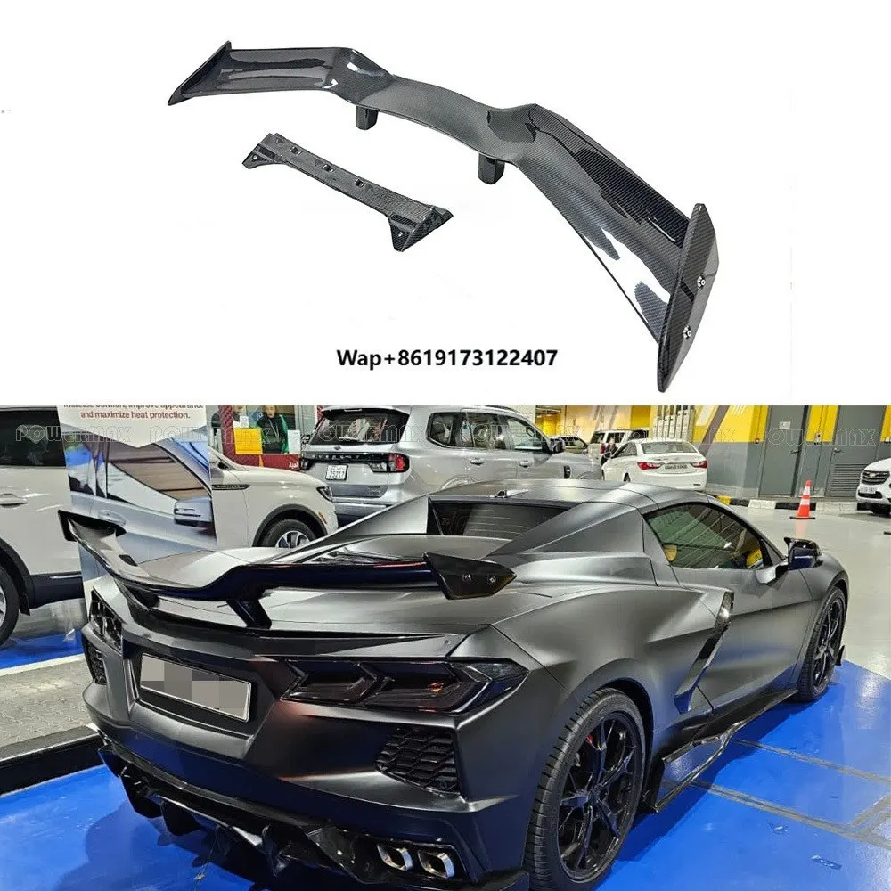 

100% Fitment Rear Dry Carbon Fiber Z06 Style Rear Wing Fit