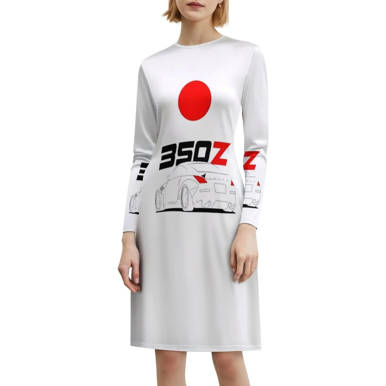 350Z فستان على الطراز الكوري للنساء فستان كاجوال أنيق للحفلات أو الارتداء اليومي Drif الانجراف Driftcars Driftlife الملابس النسائية #6
