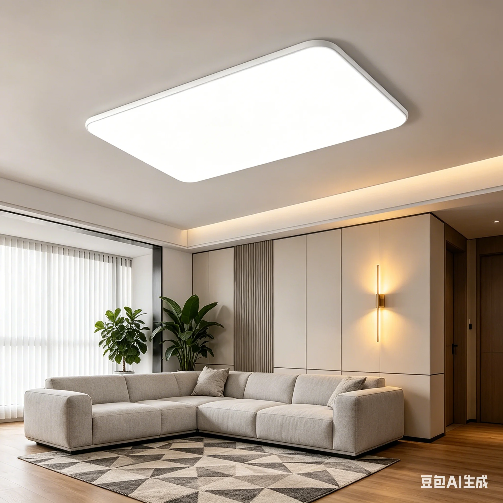 

Ceiling LED Lights Square Neutral Light 16W 34W Interior Home Decor Simple Ceiling Lighting Bathroom Bedroom Kitchen Living Room