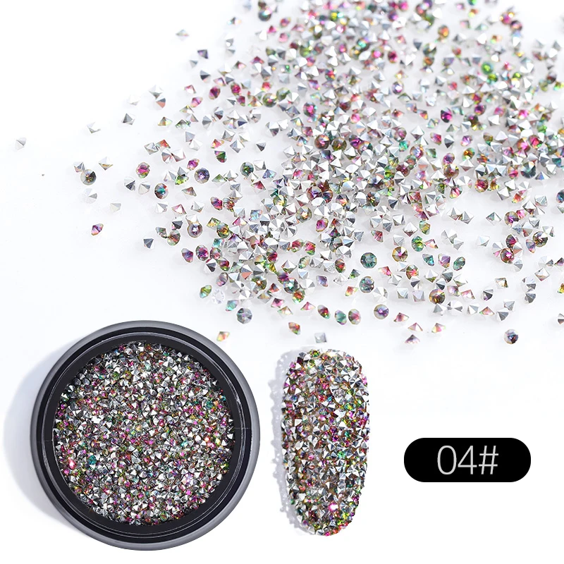 ทำเล็บมือการตกแต่งศิลปะลูกปัดคาเวียร์ทันสมัยวัสดุที่มีคุณภาพสูงการออกแบบที่ไม่ซ้ำกันสีเงินสีทองเสน่ห์เล็บ DIY