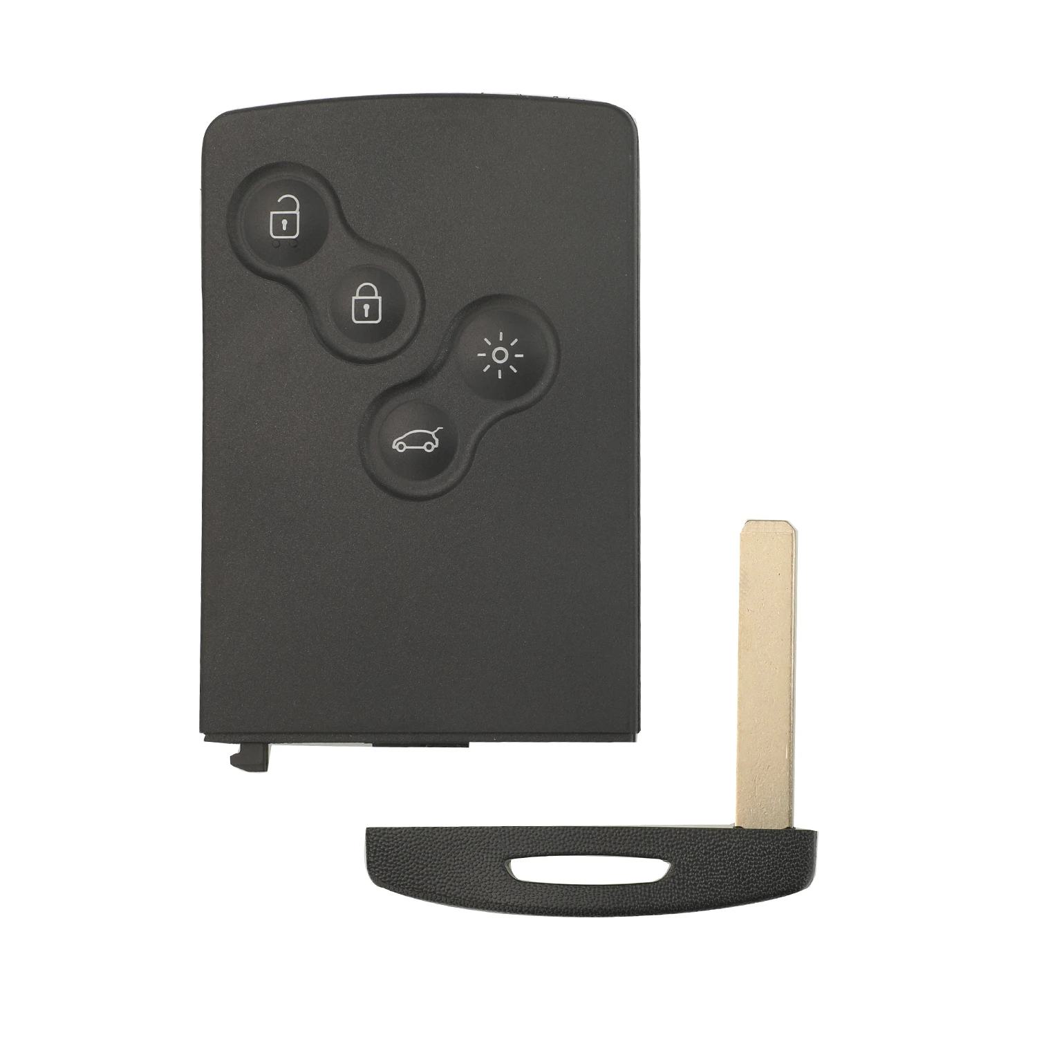 JingYuQin Remote 433Mhz ASK ID46 Chip PCF7941 For Renault Megane III Fluence Laguna III Scenic 2008-2016 Card Control Fob