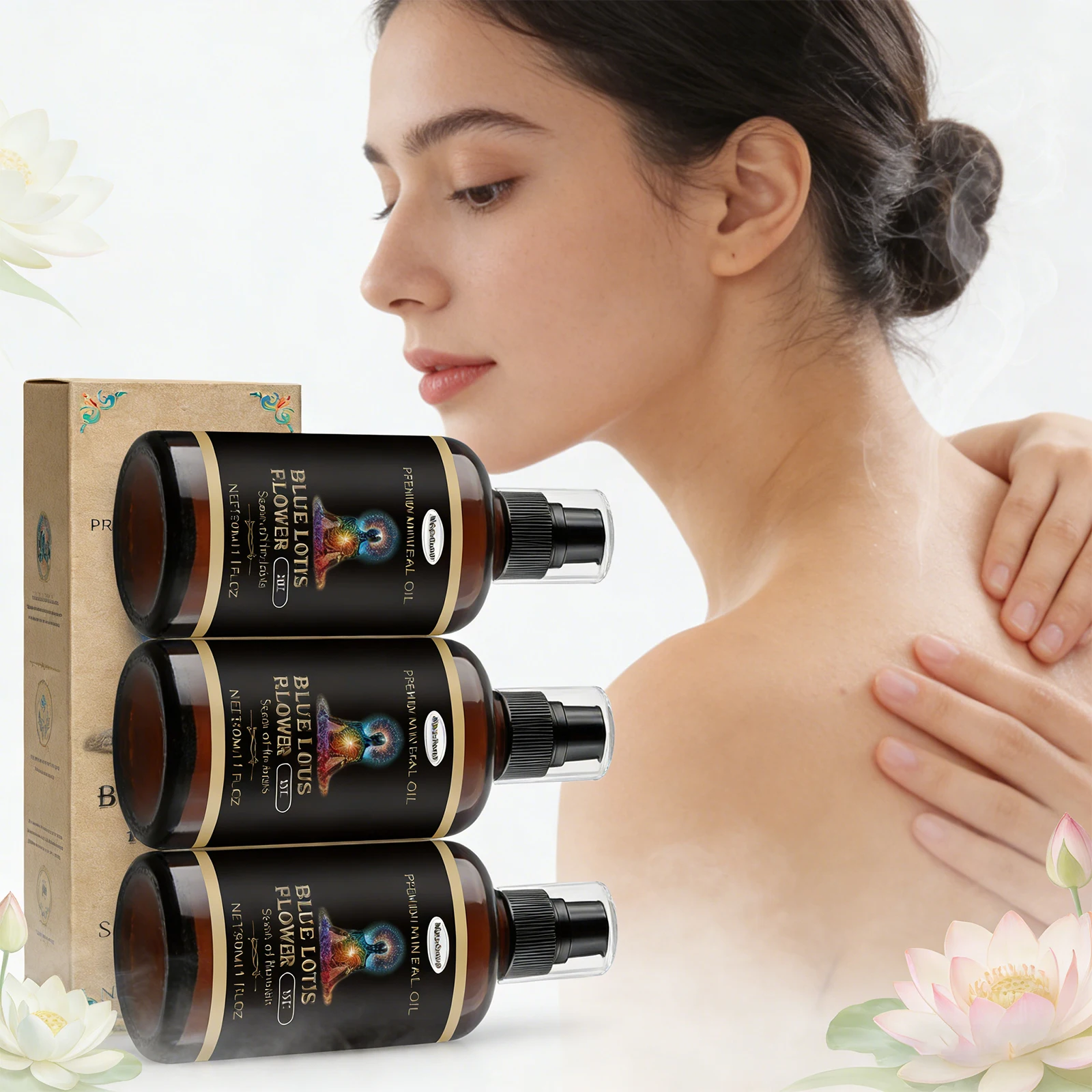 Multi Effect Nourishing Massage Oil Moisturizing Essential Oil for Hair Skin Nails Daily Care Natural Deep Repair Oil Fragrance