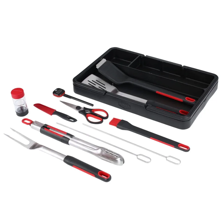 

Essential 12-Piece BBQ Tool Set for Easy Cooking